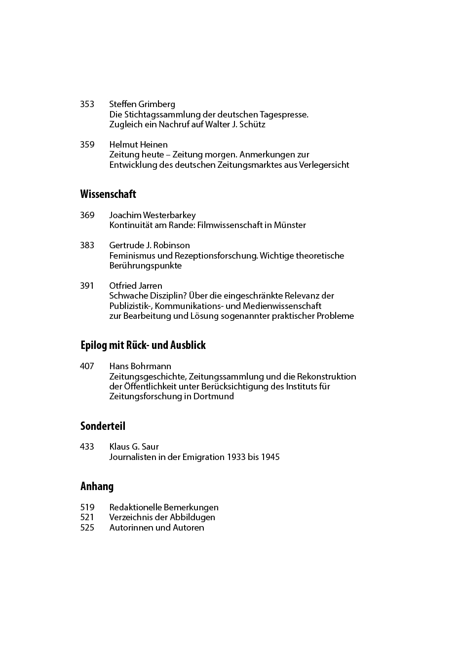 Festschrift Toepser-Ziegert Inhalt 4